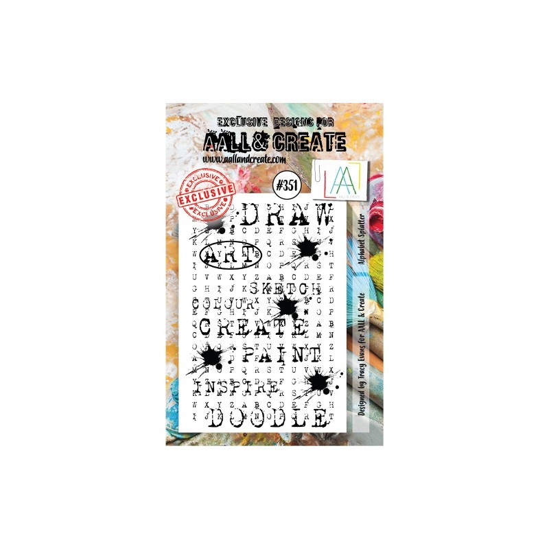 AALL & CREATE - 7*10 Alphabet Splatter