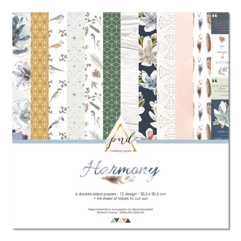 Papernova - Harmony collection complète avec étiquettes