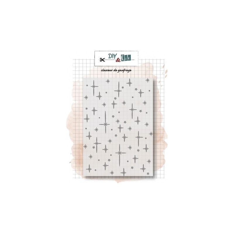 Classeur d'embossage DIY - Ciel étoilé