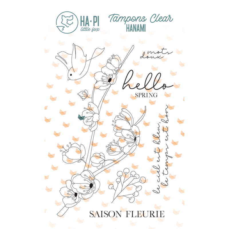 Ha Pi Little Fox - Tampon Saison fleurie