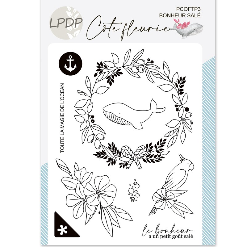 Tampon Côte fleurie - Bonheur salé