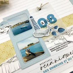 Ephemera (die cuts) Côte fleurie