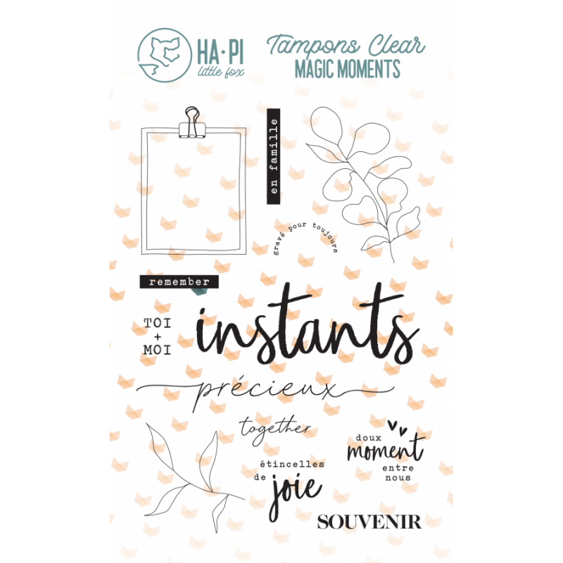 Ha Pi Little Fox - Tampon Etincelles de joie