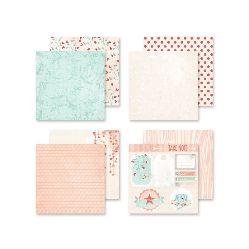 Mini Pack Winter Memories (8 papiers)