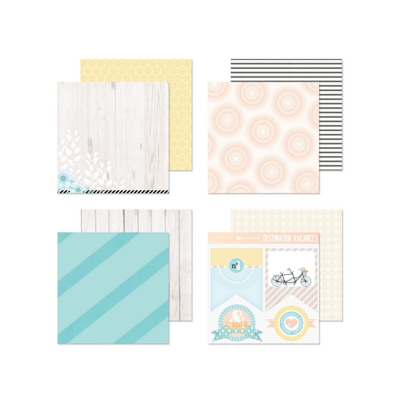 Mini Pack Summer Life (8 papiers)