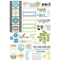 Etiquettes à découper Riviera